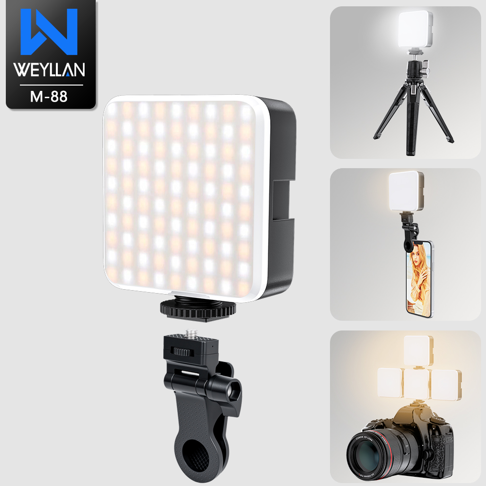 Photography Lighting Brand - WEYLLAN M-88 2000mAh LED الفيديو الضوئي