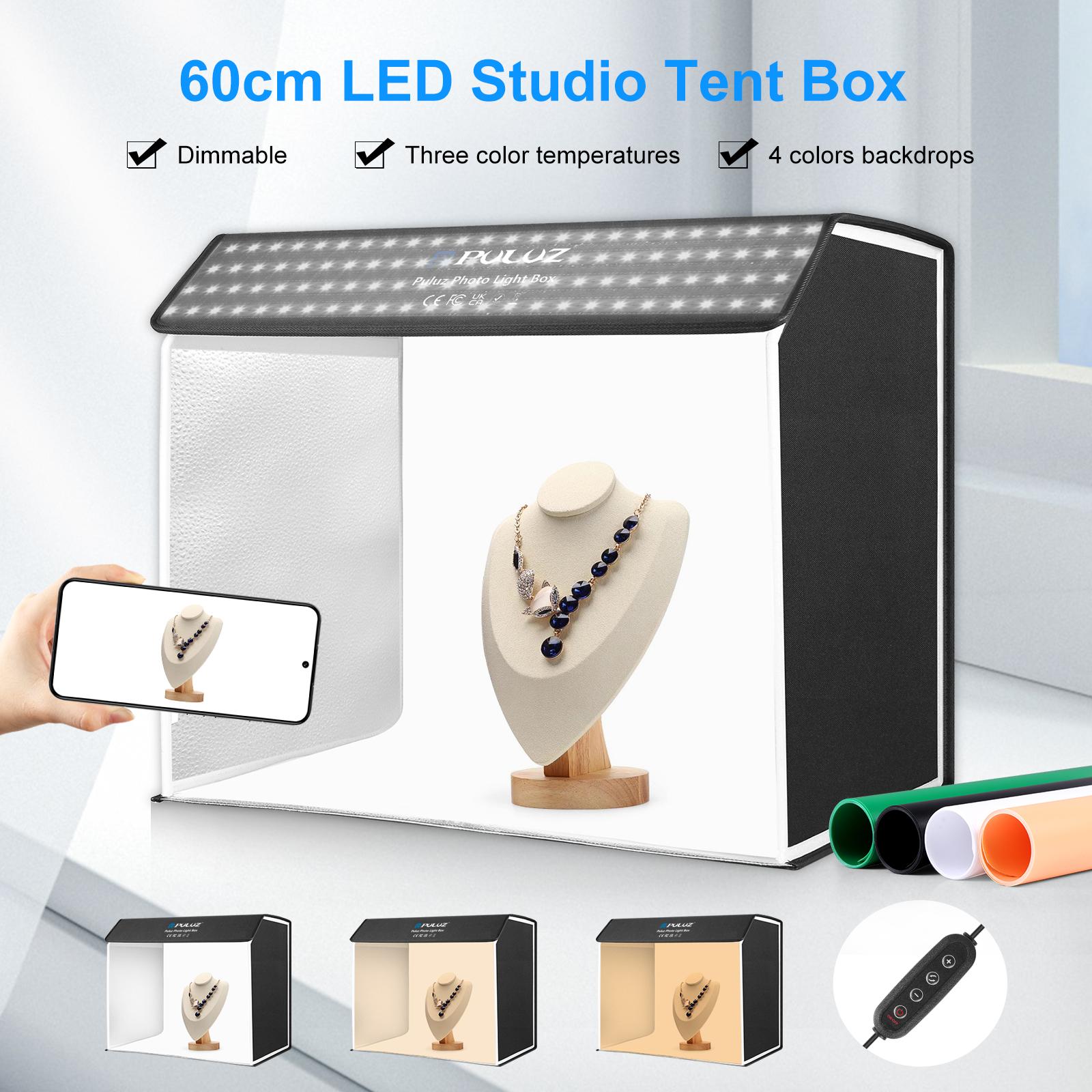 Photography Lighting And Backdrop Kits - PULUZ 60x40 سنتيمتر صور إضاءة الاستوديو