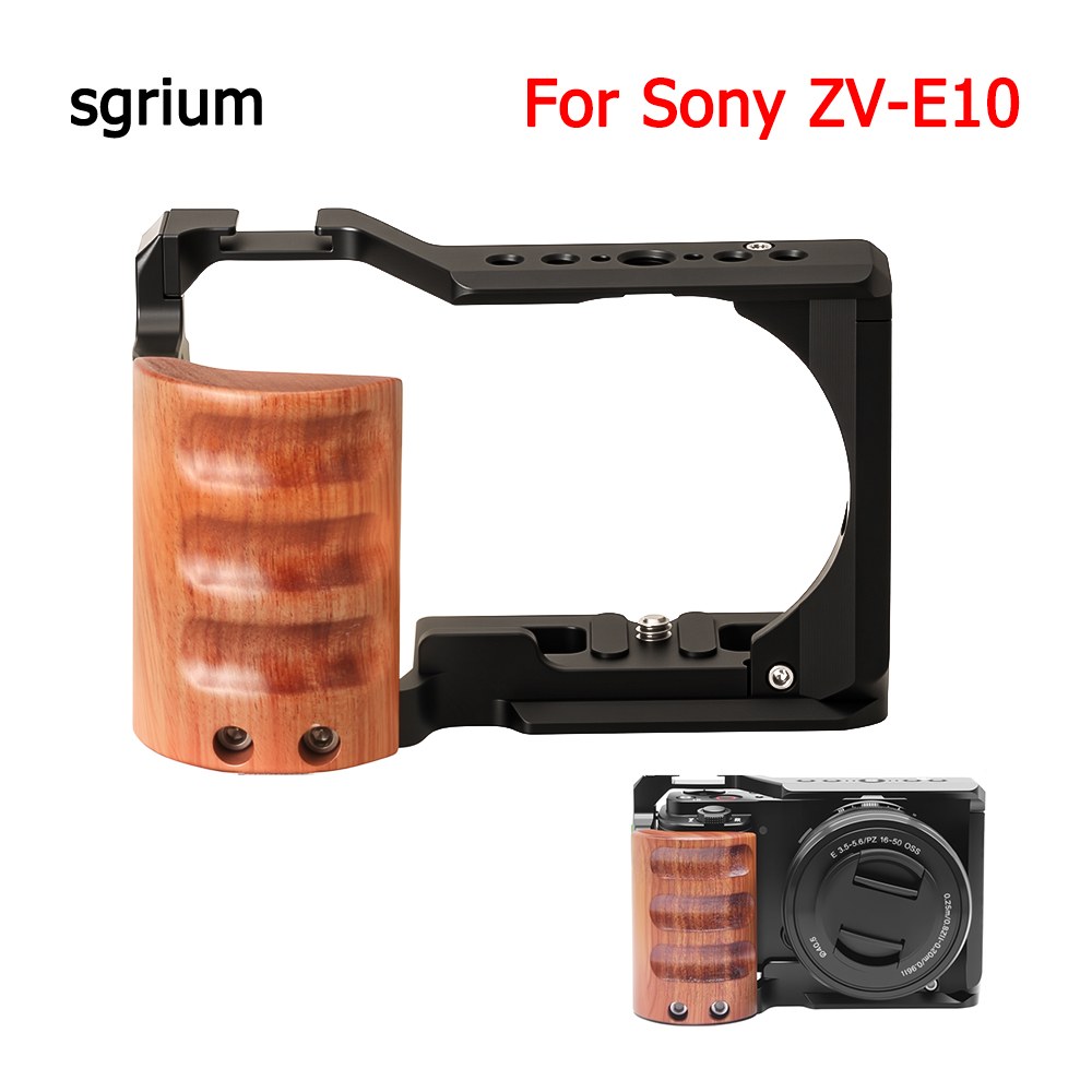 Sony Camera Zv-E10 - sgrium لسوني ZV-E10 قفص الكاميرا مع