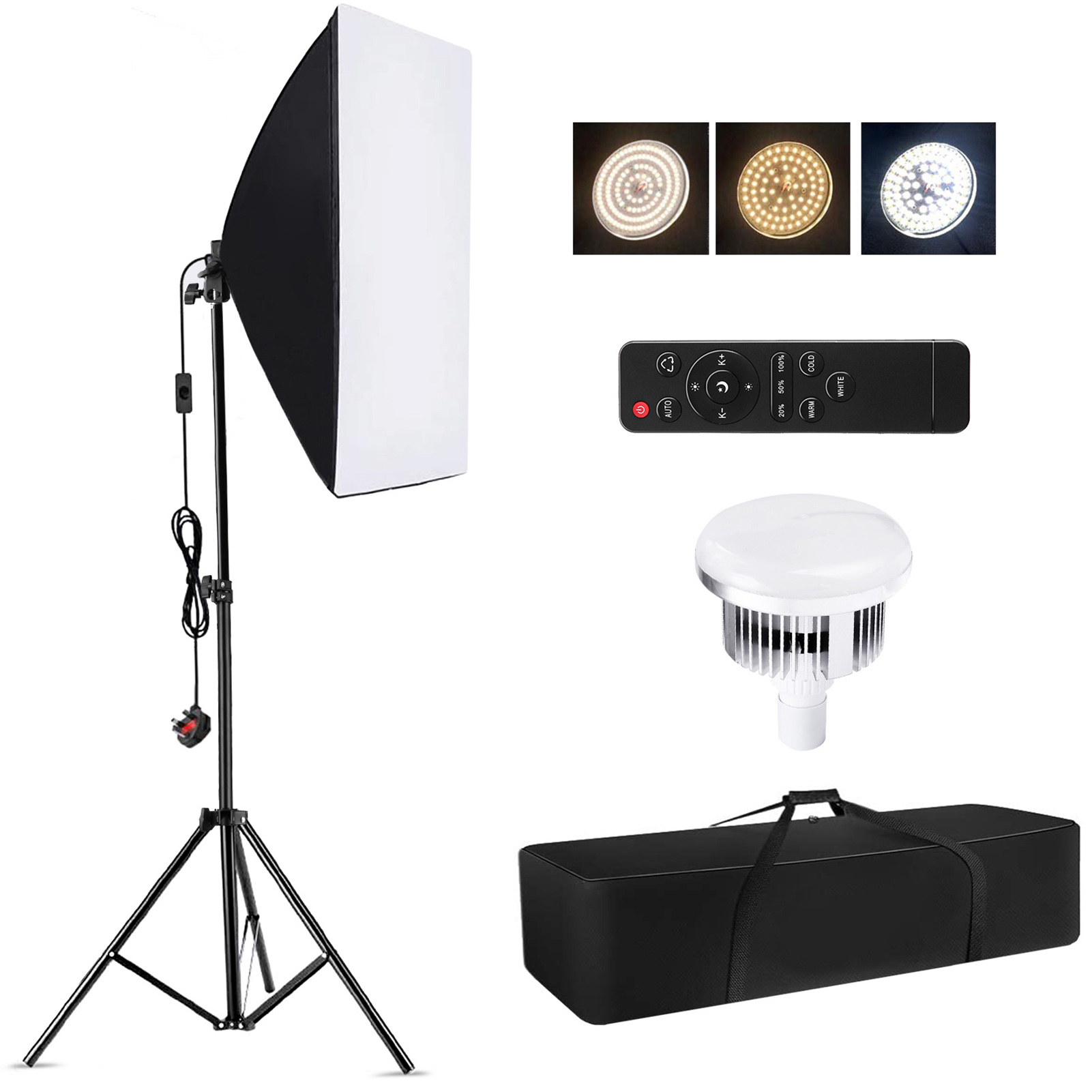 Photography Lighting Set Up - طقم إضاءة استوديو التصوير من كامونوم