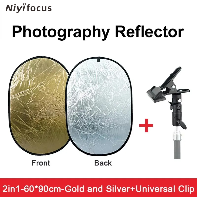 Photography Lighting Reflectors - عاكس ضوئي دائري محمول 2 في