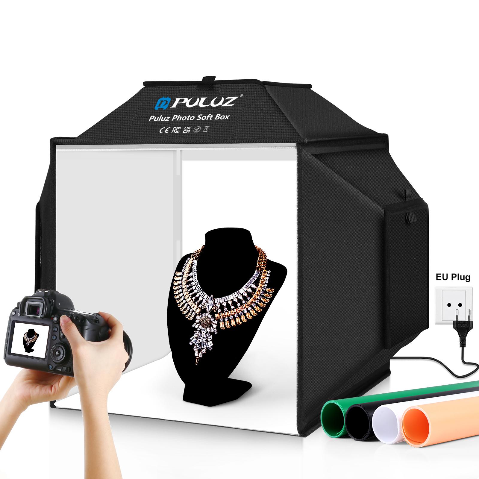 Photography Lighting And Backdrop Kits - PULUZ 40 سنتيمتر للطي 72 واط