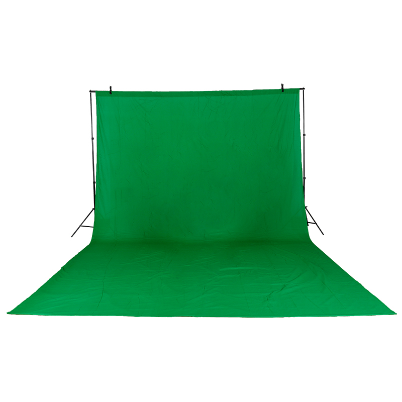 Photography Lighting And Backdrop Kits - 3m X 6m /9.8ftX19.6ft القطن Chromakey
