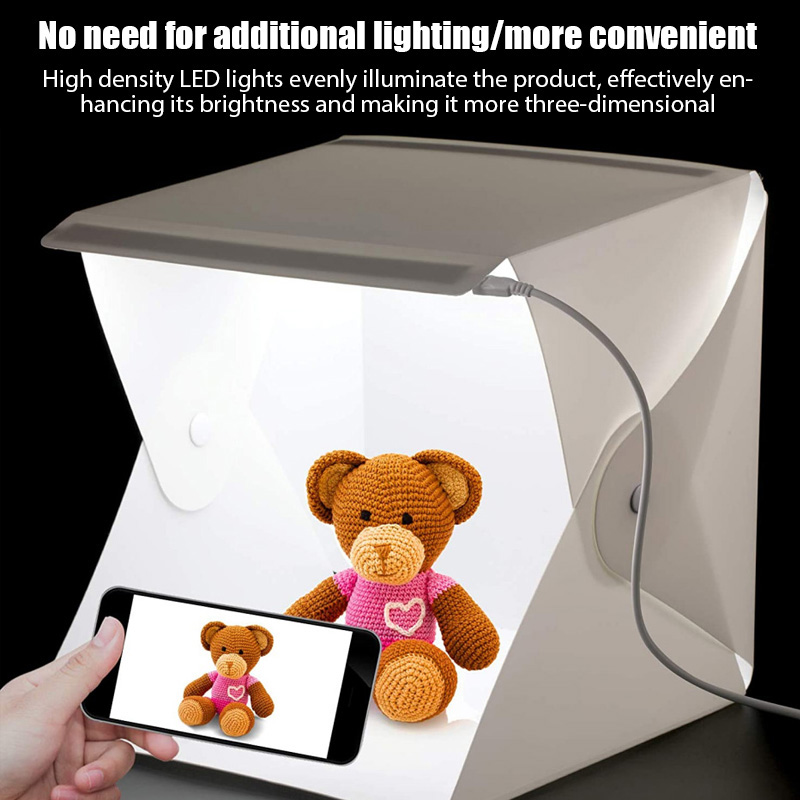Photography Lighting And Backdrop Kits - صندوق الضوء صندوق إضاءة صغير استوديو