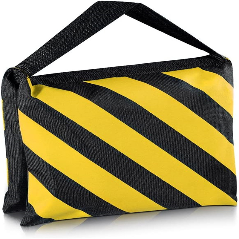 Light Stand Sandbag - حقيبة أوزان جديدة صفراء وسوداء، أكياس