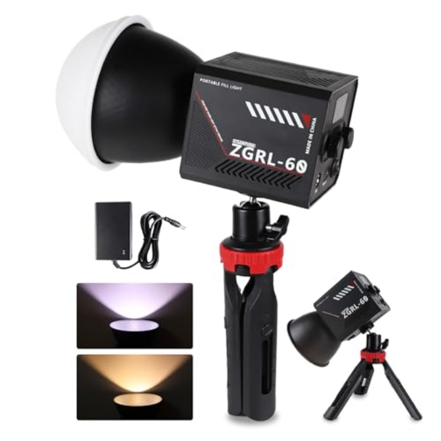 Photography Lighting Video - ضوء فيديو LED محمول بقوة 60