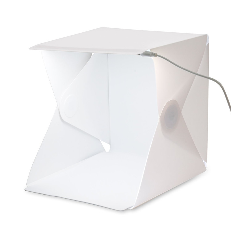 Photography Lighting And Backdrop Kits - صندوق استوديو تصوير محمول صغير مع