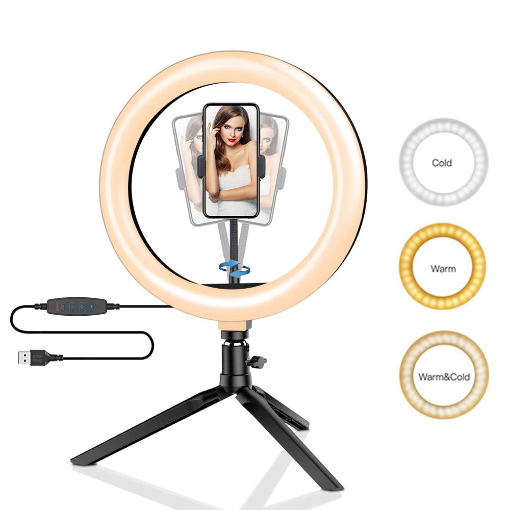 Photography Lighting Video - 26 سنتيمتر 10 بوصة Led حلقة
