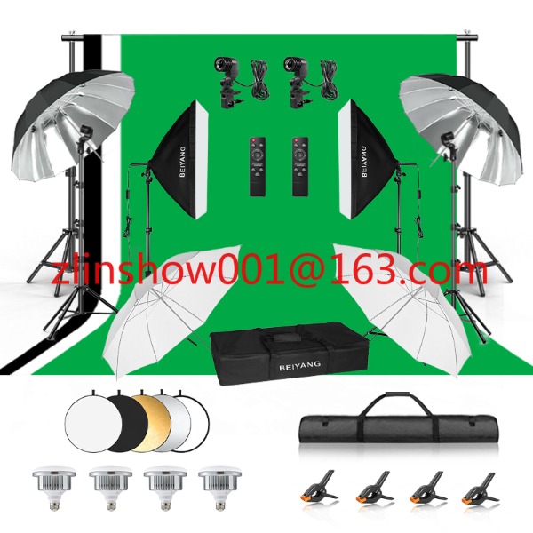 Photography Lighting And Backdrop Kits - معدات استوديو الصور 2.6*3 م/2*3 م