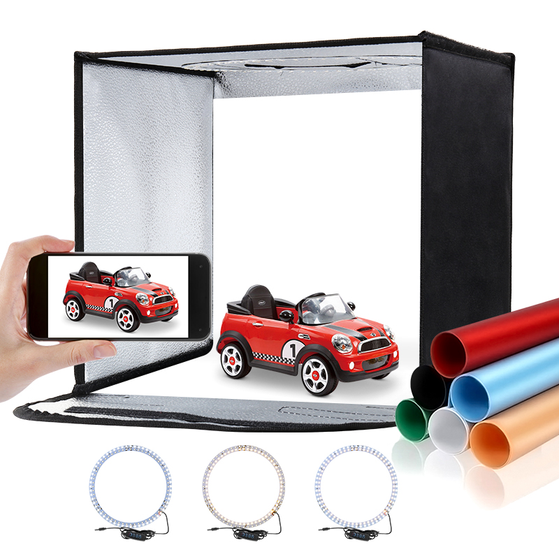 Photography Lighting And Backdrop Kits - 11.8x11.8 بوصة أضعاف صور إضاءة الاستوديو