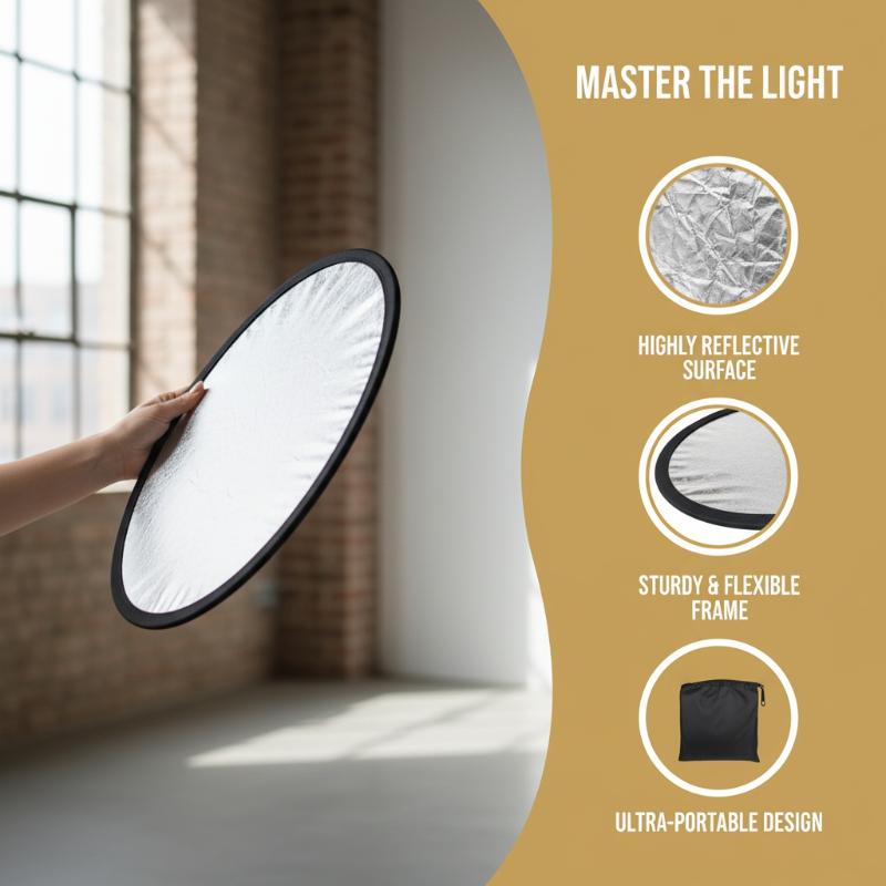 Photography Lighting Reflectors - عاكس ضوء دائري 5 في 1