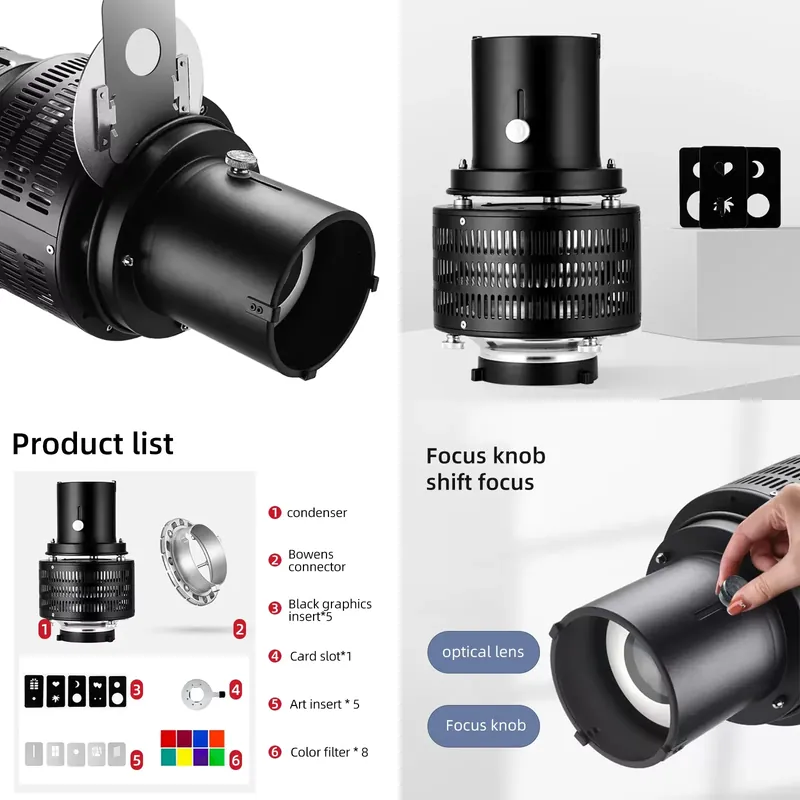 Photography Lighting Brand - طقم إضاءة تصوير فوتوغرافي مخروطي الشكل