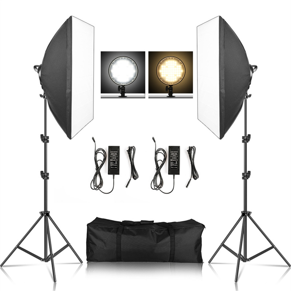 Photography Lighting Set Up - سوفت بوكس ضوء التصوير عدة صور
