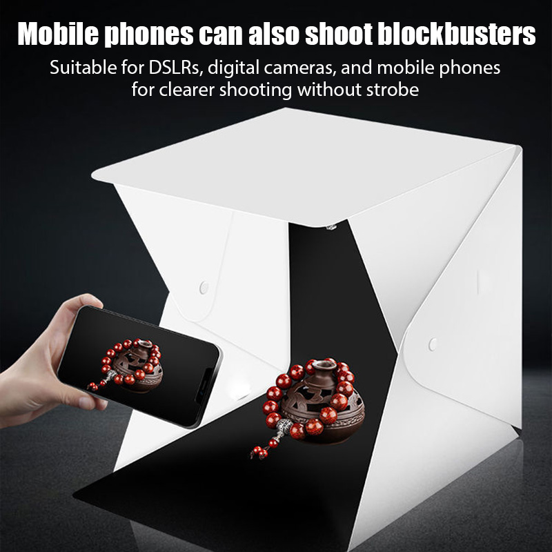 صندوق إضاءة محمول قابل للطي لل - مراجعة Photography Lighting And Backdrop Kits وسعره