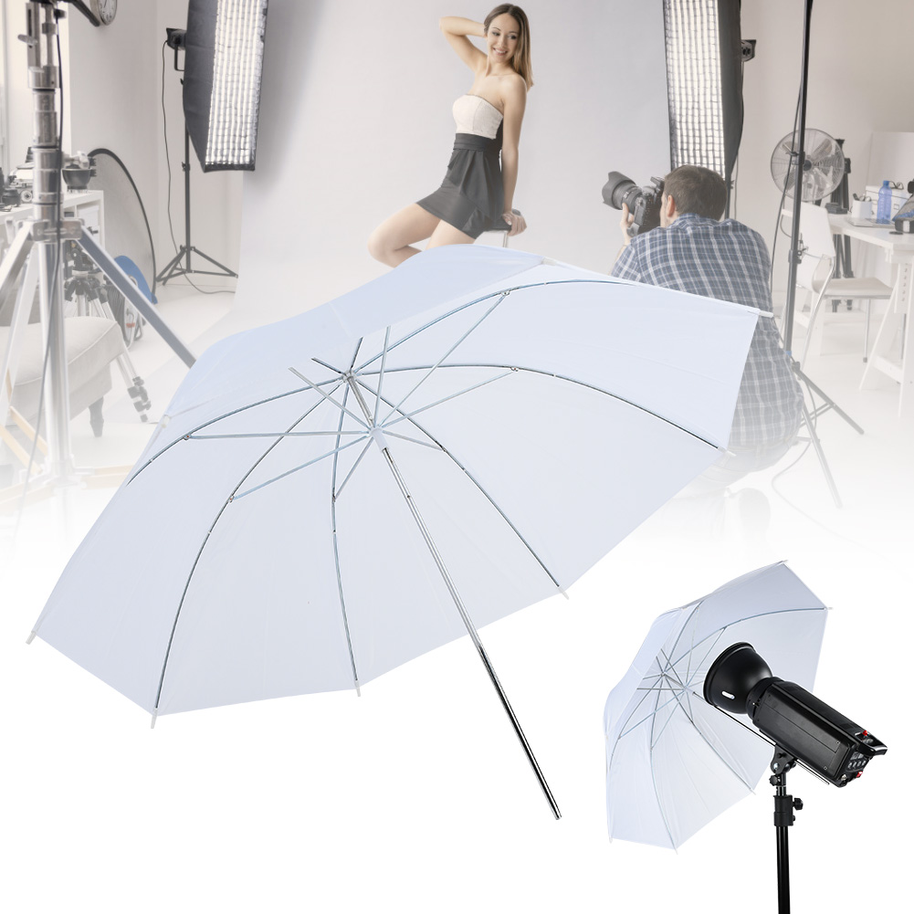 مظلة ناعمة بيضاء شفافة مقاس 33 - مراجعة Photography Lighting For Products وسعره