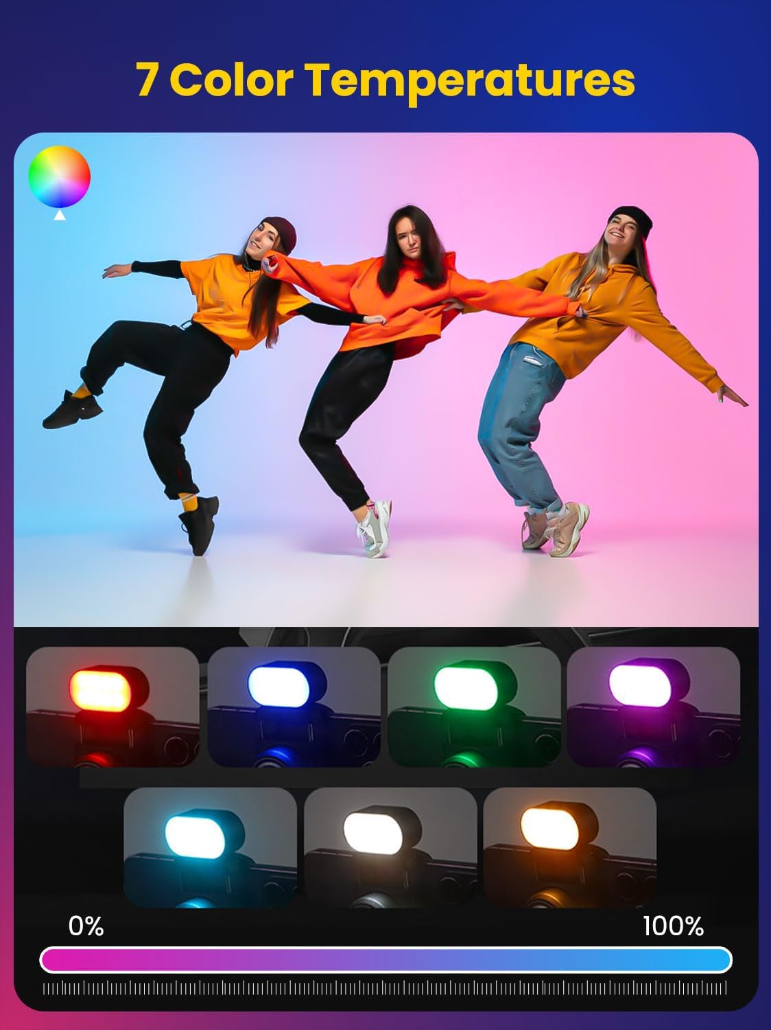AOCHUAN Mini RGB المغناطيسي مل - مراجعة Photography Lighting Video وسعره