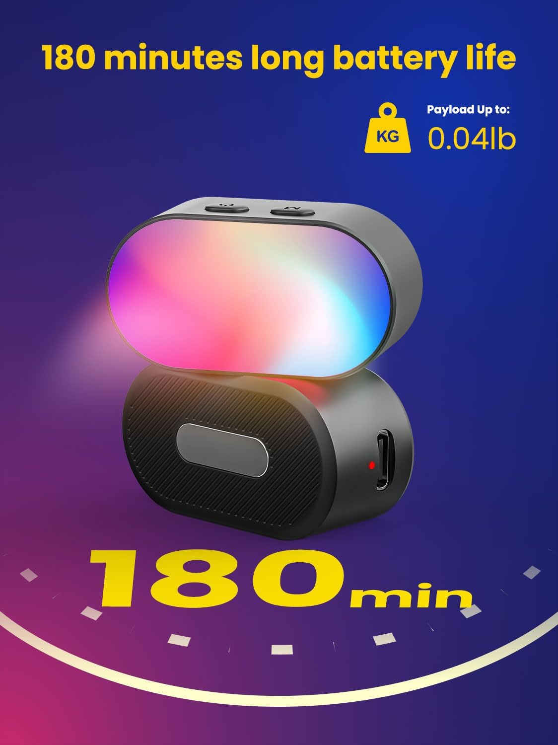 AOCHUAN Mini RGB المغناطيسي مل - مراجعة Photography Lighting Video وسعره