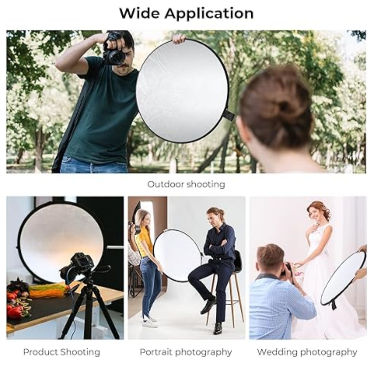 عاكس تصوير محمول HUANYINGBJB ، - مراجعة Photography Lighting Reflectors وسعره