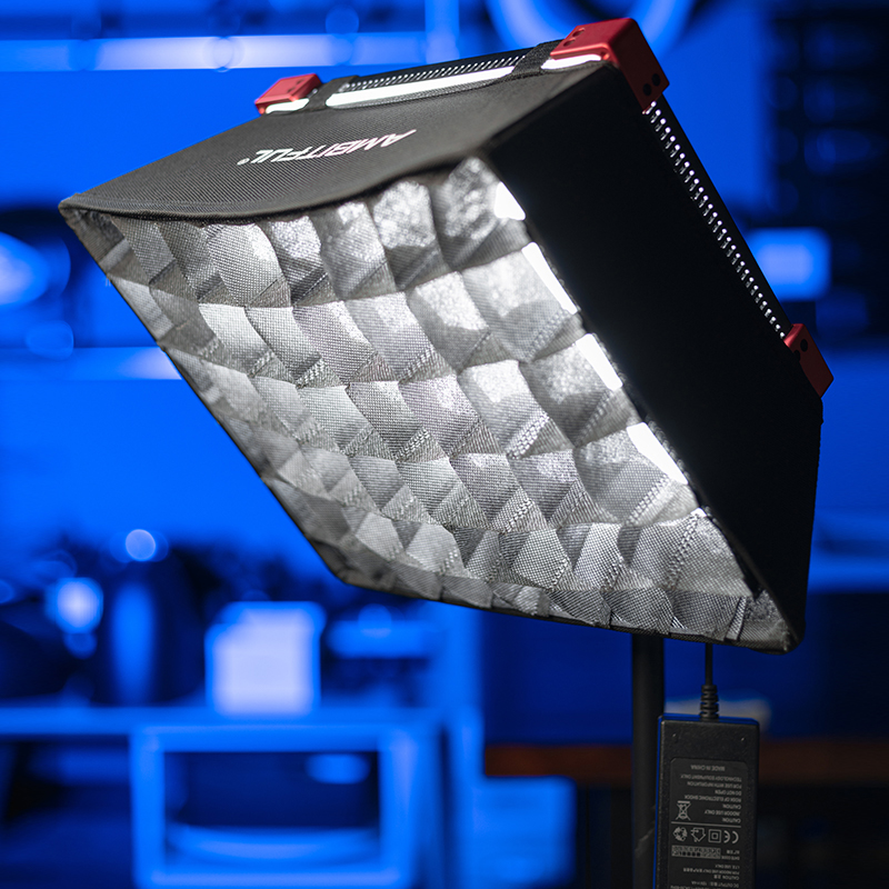 AMBITFUL LEDP60C Softbox المخص - مراجعة Photography Lighting Brand وسعره