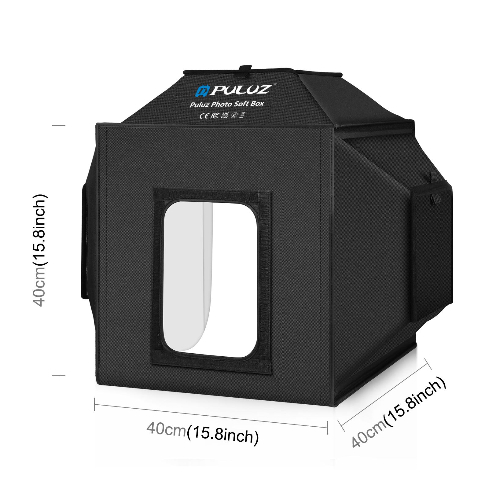 PULUZ 40 سنتيمتر للطي 72 واط 5 - مراجعة Photography Lighting And Backdrop Kits وسعره