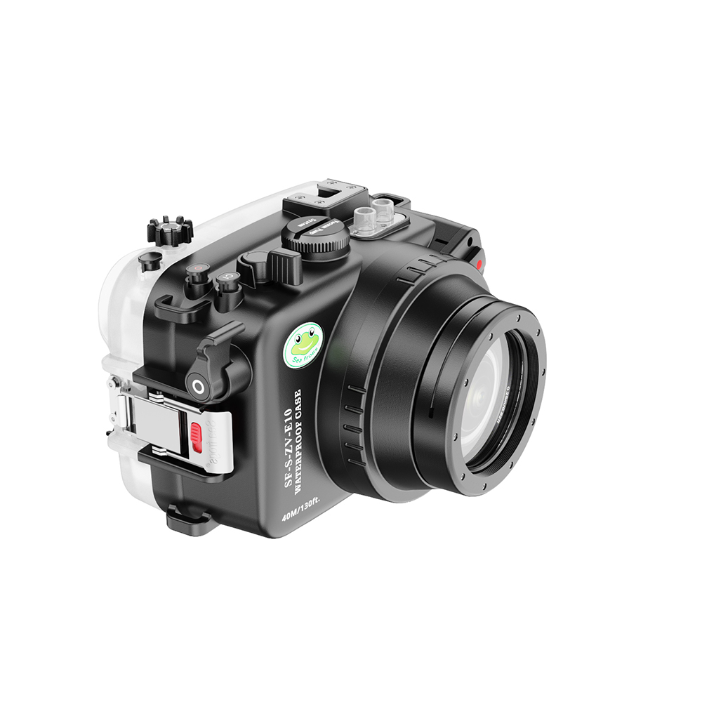 Seafrogs غلاف كاميرا غوص مقاوم - مراجعة Sony Camera Zv-E10 وسعره