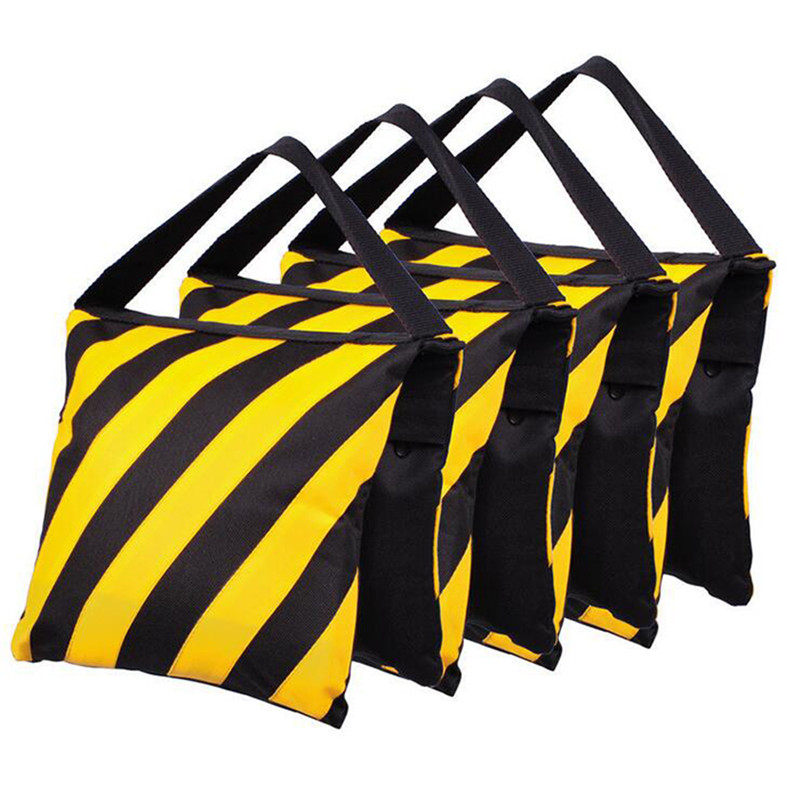 حقيبة أوزان جديدة صفراء وسوداء - مراجعة Light Stand Sandbag وسعره