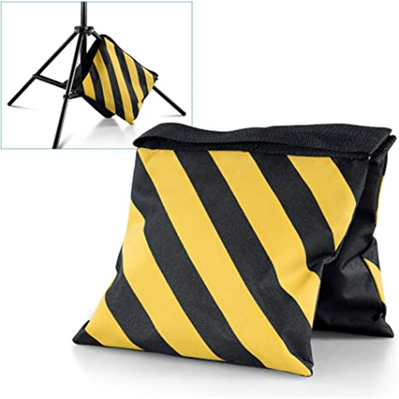 حقيبة أوزان جديدة صفراء وسوداء - مراجعة Light Stand Sandbag وسعره