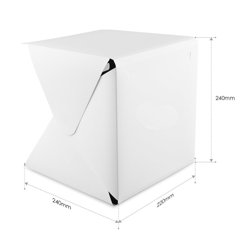 صندوق استوديو تصوير محمول صغير - مراجعة Photography Lighting And Backdrop Kits وسعره