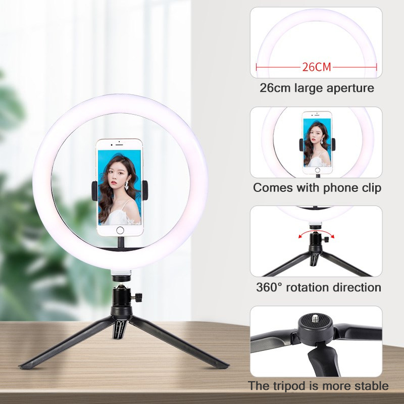 26 سنتيمتر 10 بوصة Led حلقة Se - مراجعة Photography Lighting Video وسعره