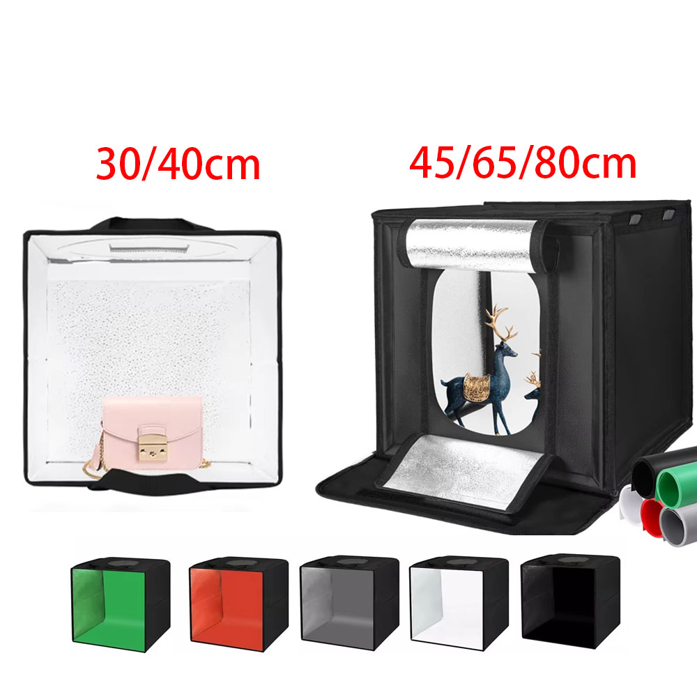 30/40/45 65 80 سنتيمتر التصوير - مراجعة Photography Lighting And Backdrop Kits وسعره