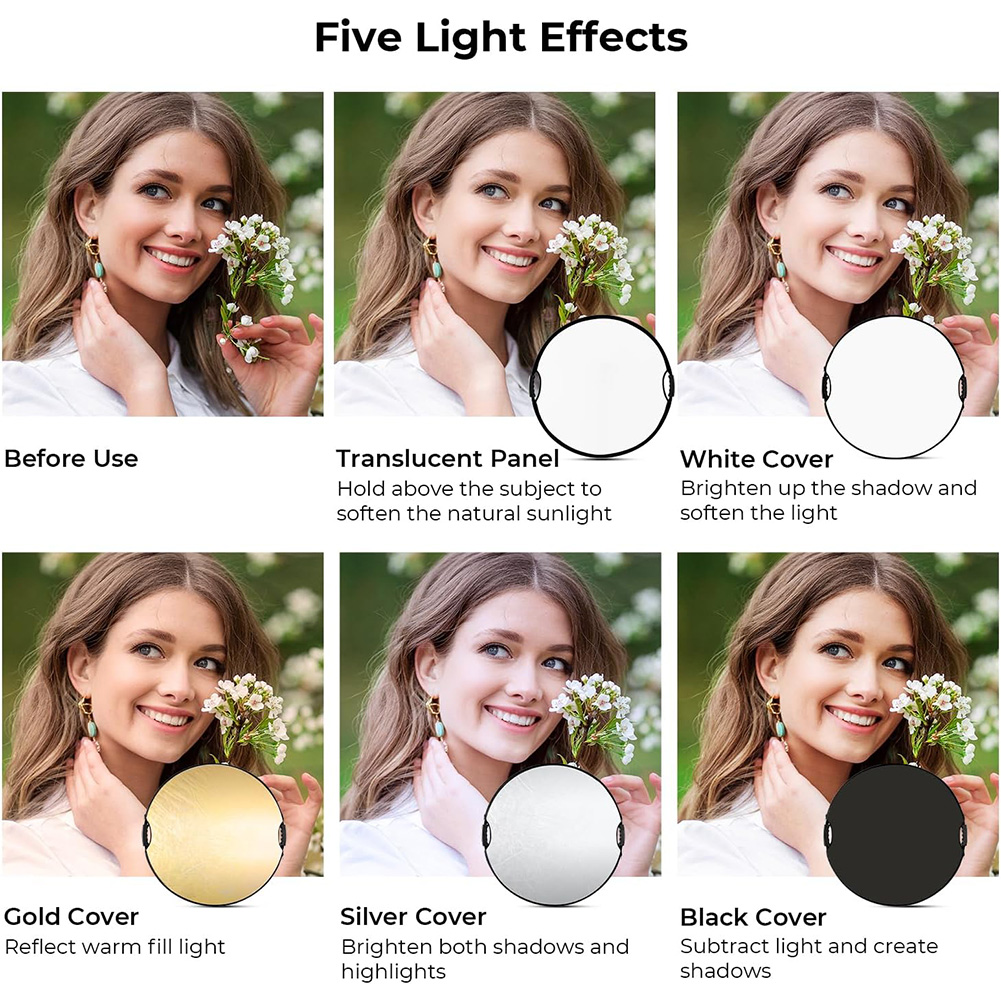 عاكس ضوء قابل للطي من MYOBO مع - مراجعة Photography Lighting Reflectors وسعره