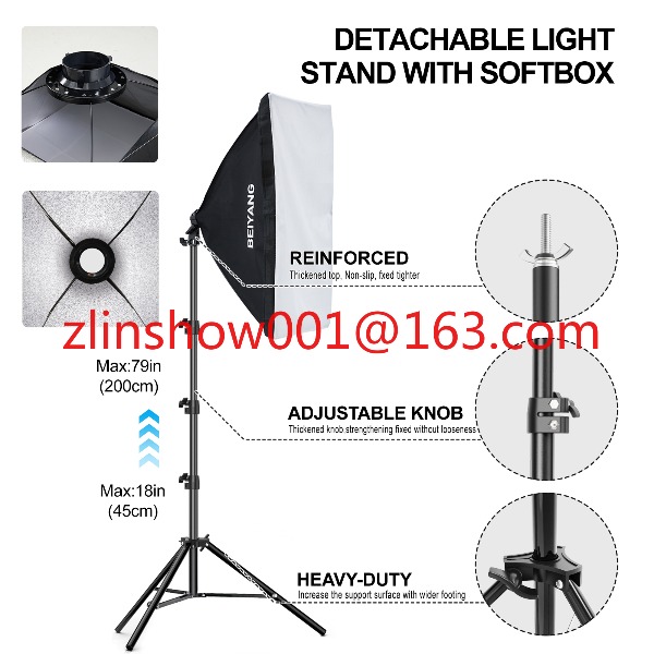 معدات استوديو الصور 2.6*3 م/2* - مراجعة Photography Lighting And Backdrop Kits وسعره