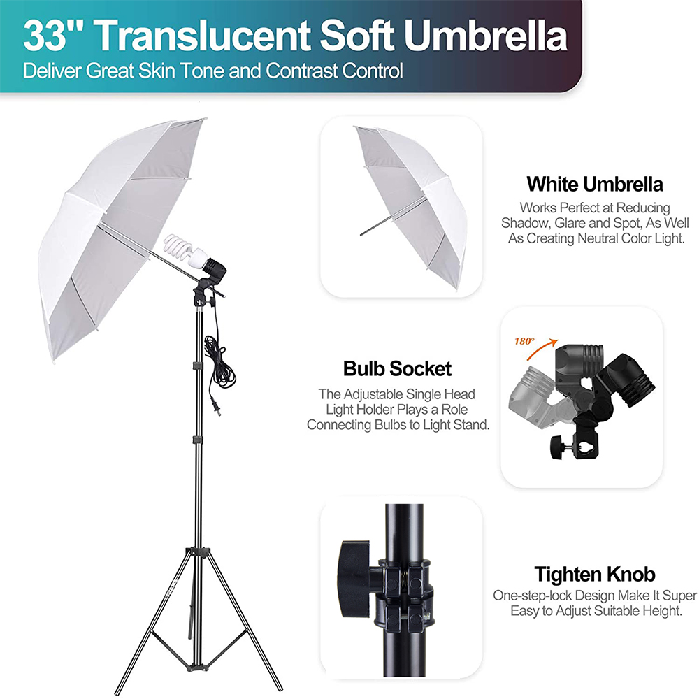 مجموعة معدات استوديو الصور الف - مراجعة Photography Lighting And Backdrop Kits وسعره