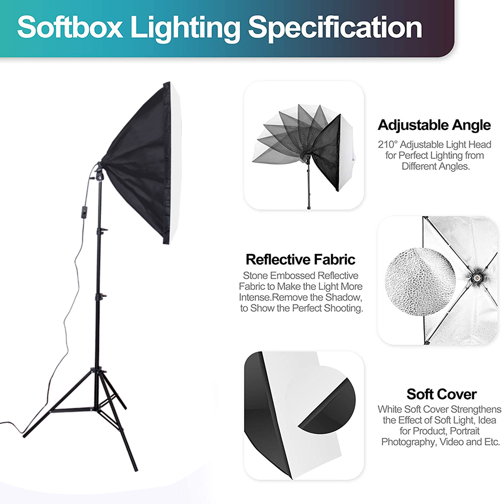 مجموعة معدات استوديو الصور الف - مراجعة Photography Lighting And Backdrop Kits وسعره