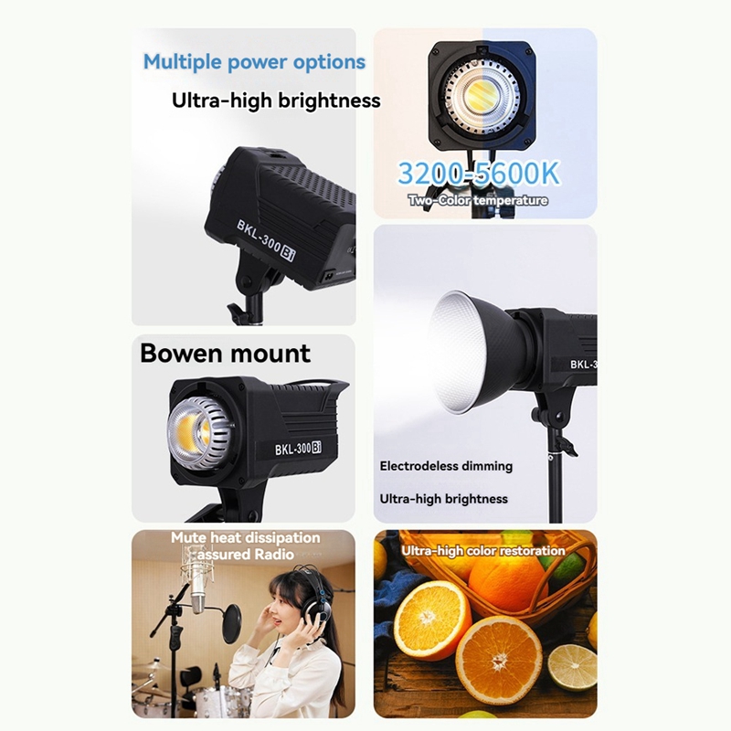 ضوء فيديو LED ثنائي بقوة 300 و - مراجعة Photography Lighting Video وسعره