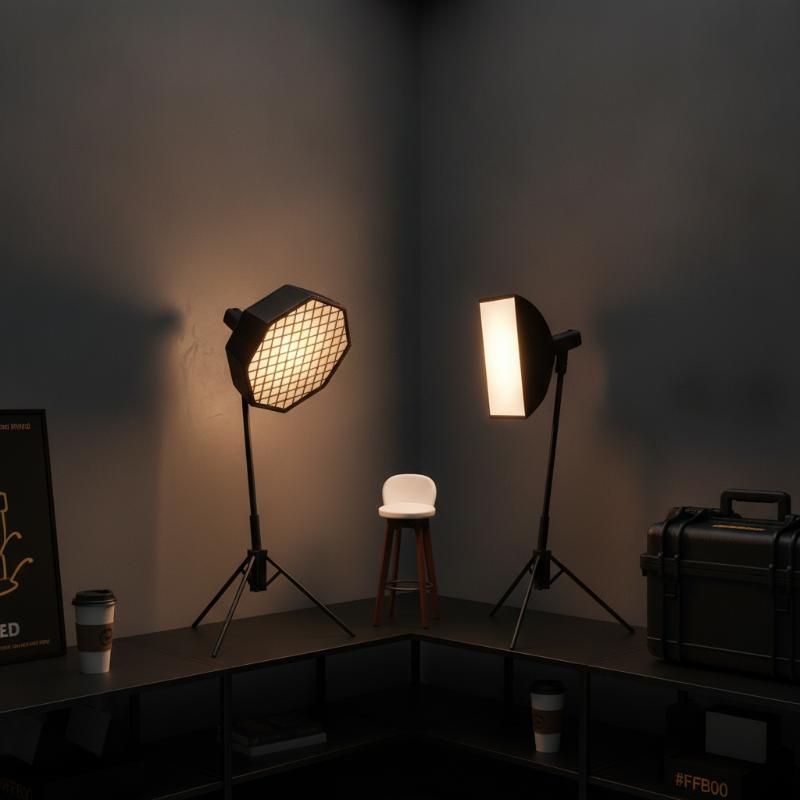 نموذج صندوق إضاءة صغير بمقياس  - مراجعة Photography Lighting Layout وسعره