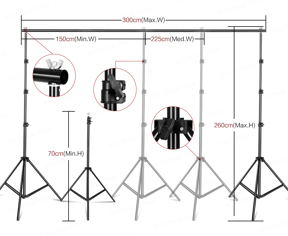 طقم إضاءة سوفت بوكس لاستوديو ا - مراجعة Photography Lighting And Backdrop Kits وسعره