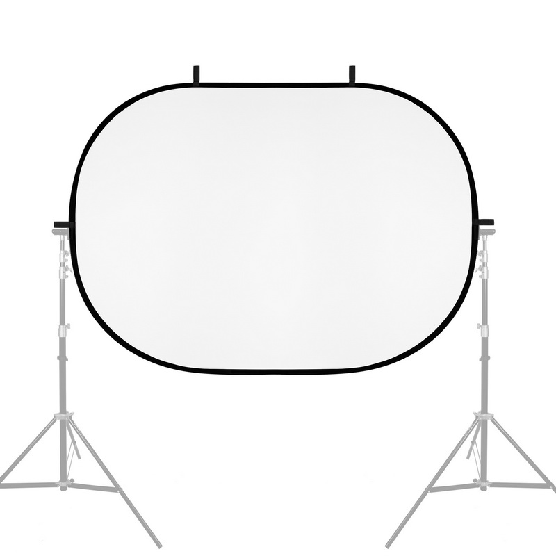 100X150CM طوي البيضاوي عاكس لي - مراجعة Photography Lighting Reflectors وسعره