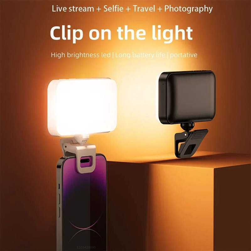 ضوء سيلفي LED محمول للآيفون وا - مراجعة Photography Lighting Brand وسعره