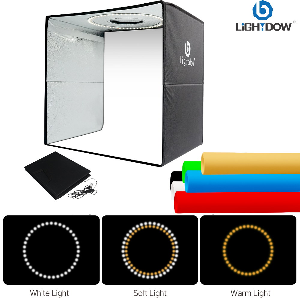 Lightdow Photo Studio Light Bo - مراجعة Photography Lighting And Backdrop Kits وسعره